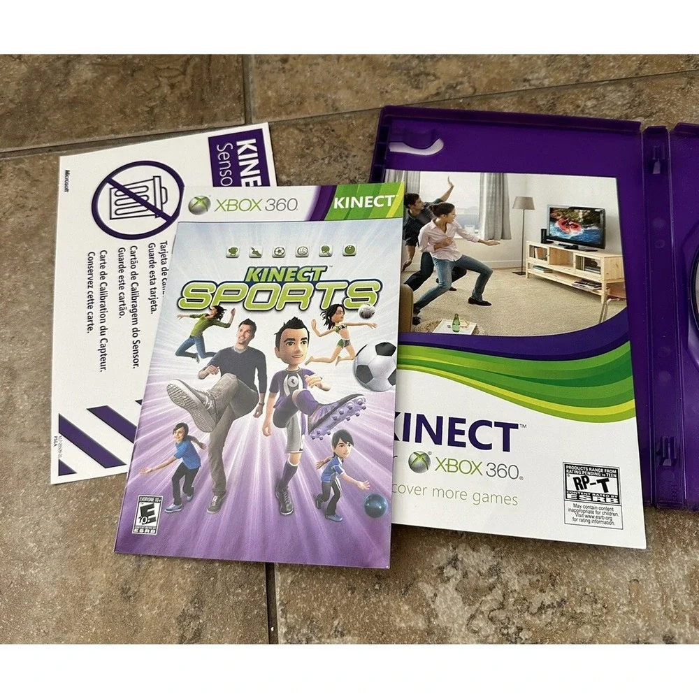 Kinect Sports (Xbox 360, 2010) With Manuel